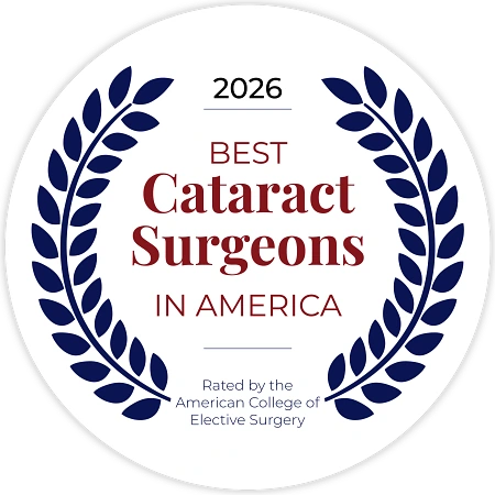 Dr. Rudd's Best Cataract surgeons in America badge