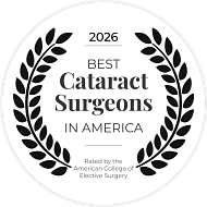 Dr. Rudd's Best Cataract surgeons in America badge