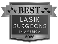 Dr. Rudd's Best LASIK surgeons in America badge