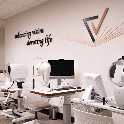 Exam room photo at Rudd Vision