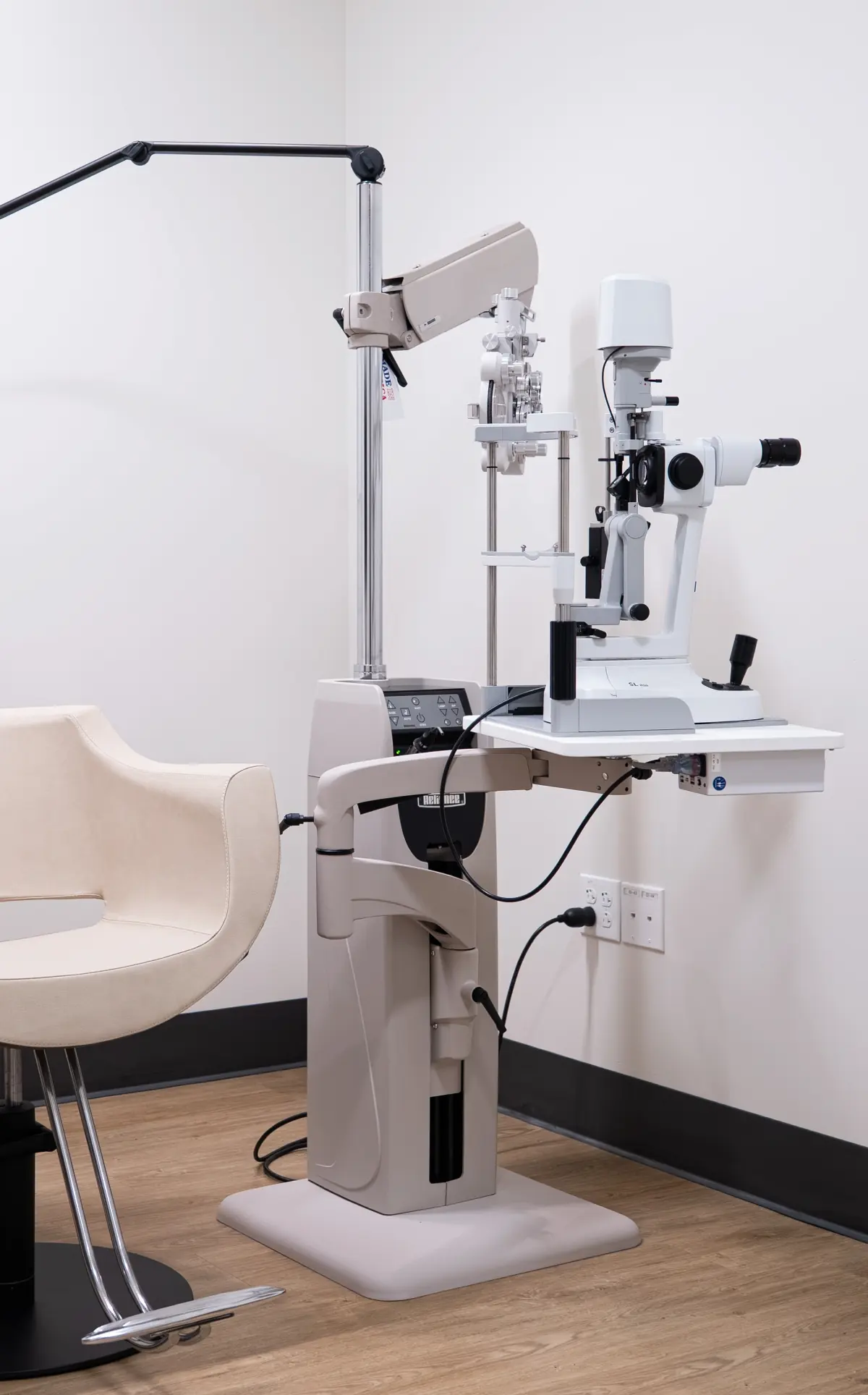 Exam device at Dr. Rudd's office