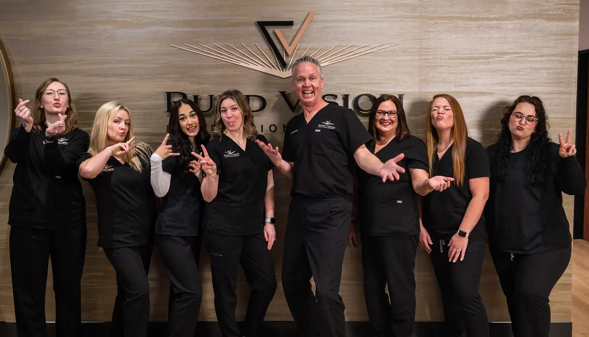 the team at Rudd Vision making a silly pose